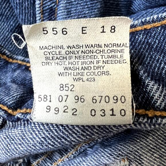 VTG Levis 9922 orange tab jeans 950 tapered leg womens 20M USA made - Picture 12 of 12